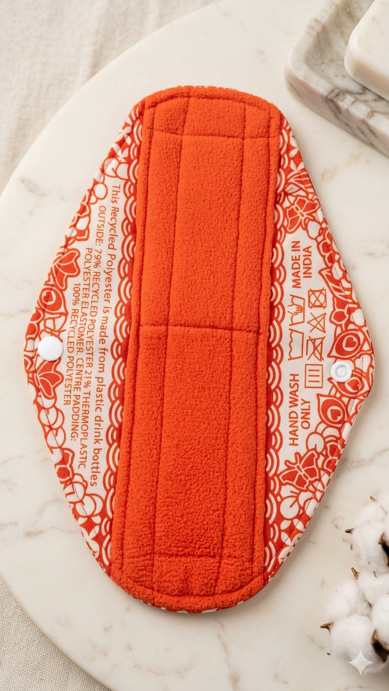 Hanaru Reusable Cloth Sanitary Pad – Eco-Friendly Menstrual Pad Made in India