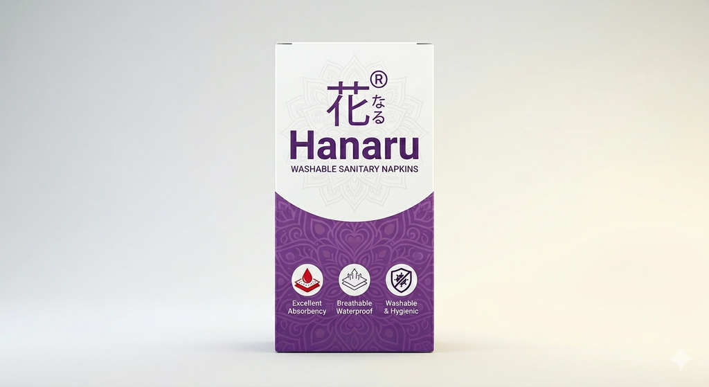 Hanaru Reusable Cloth Sanitary Pad – Eco-Friendly Menstrual Pad Made in India